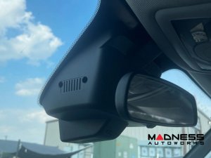 Jeep Renegade Integrated Dash Camera System - Front + Rear Dual Cameras - Black